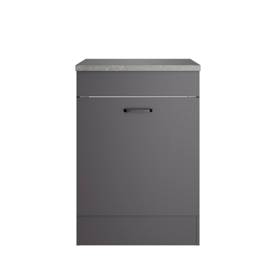 OPTIFIT Spülenunterschrank Kiel420 OPTImulti MUKI SPA616-1E+ in Anthrazit Matt, B/T/H: 60 x 60 x 88 cm - Bild 2