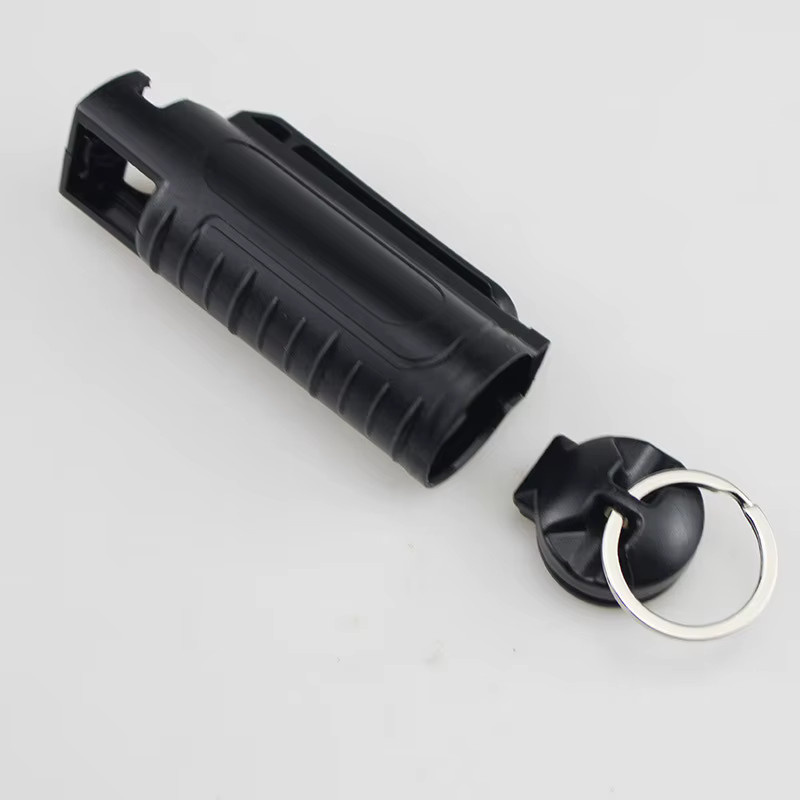 Pfefferspray-Tankflasche, Kunststoffgehäuse, mit Schlüsselring, Unisex - Bild 3