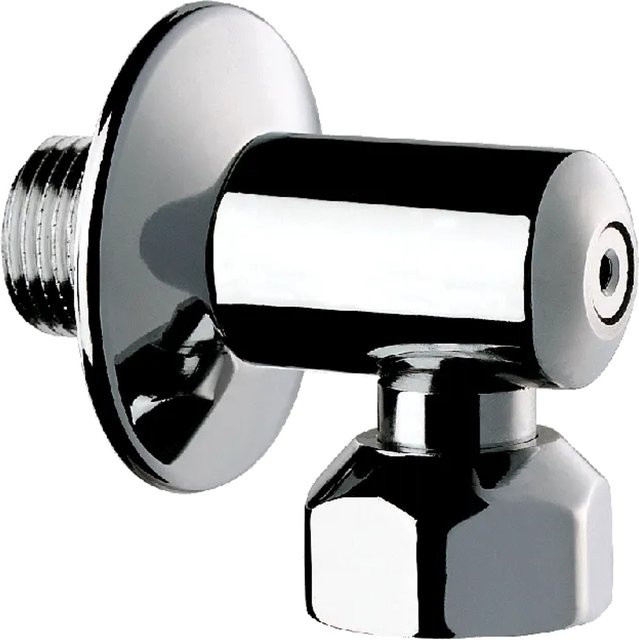 Delabie Absperrbarer Anschlusswinkel G1/2 x G3/4 in Chrom - Bild 1