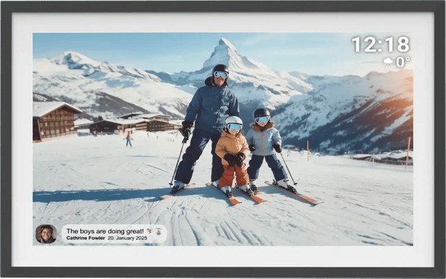 Denver PFF-1081 Frameo Digitaler Bilderrahmen 10,1 Zoll Schwarz - Bild 1