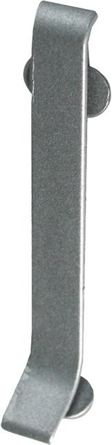 Fuchs Design Sockelleiste Verbindung aus Aluminium in Silber Matt, Höhe: 8 cm - Bild 1