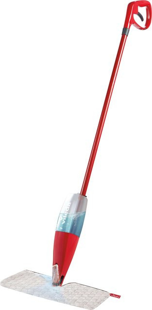 Vileda 1-2-Spray ONE Sprühwischer in Weiß-Rot mit Mikrofaser-Mop und nachfüllbarem Kopf - Bild 1