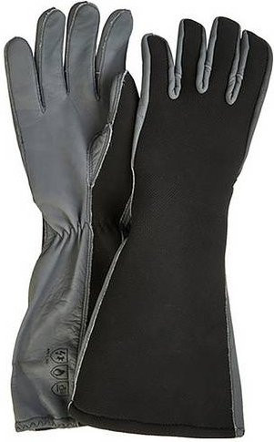 DEHN Schutzhandschuh aus Leder in Schwarz, Größe 13, 1 Paar - Bild 1
