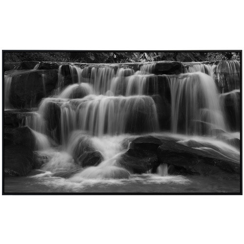 papermoon Infrarotheizung EcoHeat Wasserfall Schwarz Weiss mit Matt-Effekt und App-Steuerung - Bild 2