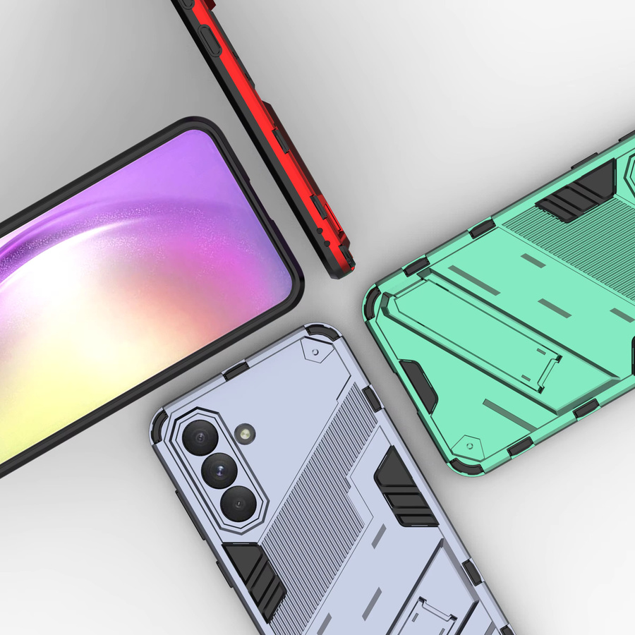 Cyber Magnetische Handyhülle mit Ständerhalterung für Samsung S26 Ultra S25 Plus S24 S23 A16 A17 A07 in Blau - Bild 1