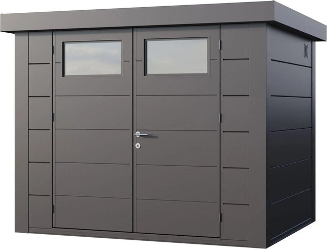Telluria Gerätehaus Classico in Silber, B/H/T: 288 x 219 x 228 cm - Bild 1