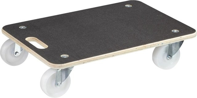 Wagner Transporthilfe 1614 in Schwarz mit Holzoberfläche, Tragkraft 400 kg, Breite: 59,0 cm, Tiefe: 39,0 cm - Bild 1