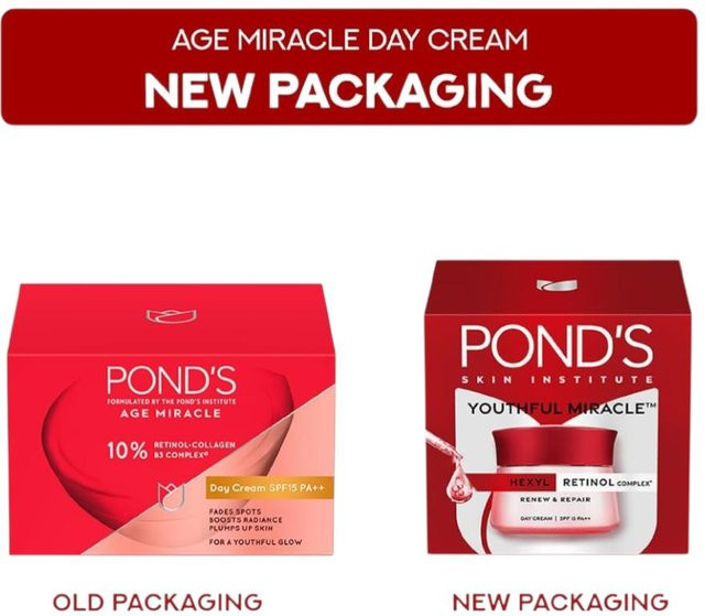 Pond's Age Miracle Youthful Glow Tagescreme mit Retinol und Kollagen, 35g - Bild 1