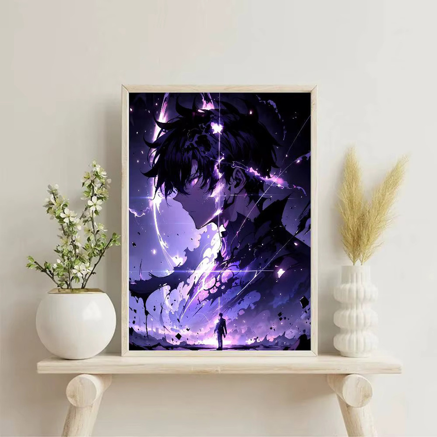 Selbstklebendes und wasserfestes Manga Poster Solo Leveling Anime Wandbild für Wohnzimmer und Schlafzimmer - Bild 5