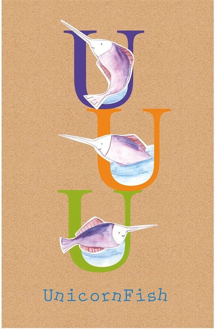 Komar Wandbild ABC Animal Paper Poster Multicolor B: 50 cm, H: 70 cm - Bild 1