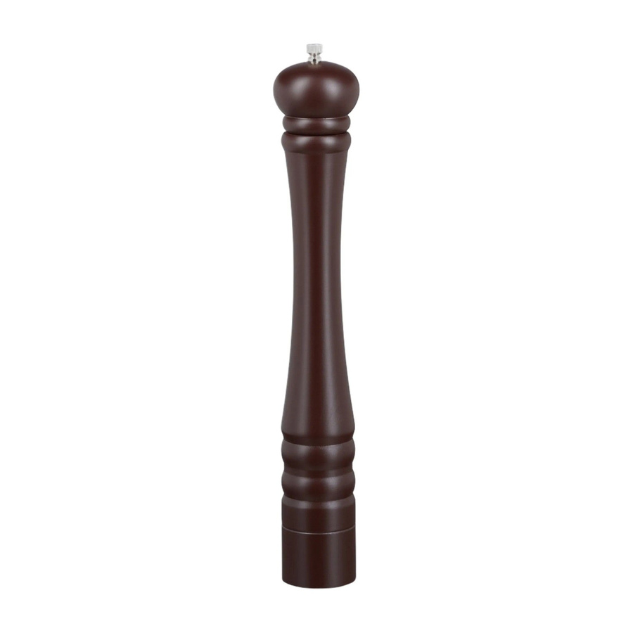 Relaxdays Pfeffermühle aus Birkenholz in Schokobraun, verstellbar, Höhe: 40 cm, Breite: 6 cm, Tiefe: 6 cm - Bild 2