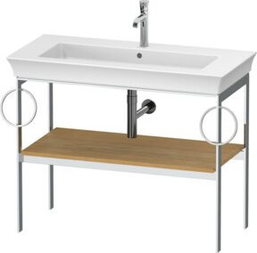 Duravit Waschtisch-Konsole White Tulip in White, B/T: 98,4 x 45 cm - Bild 1