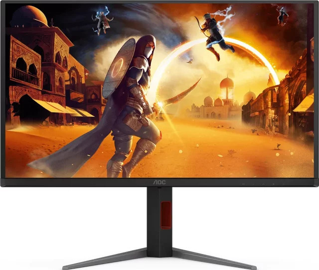 AOC AGON Q27G4ZD QD-OLED Gaming-Monitor, 27 Zoll, QHD, 240 Hz, Schwarz-Rot - Bild 3