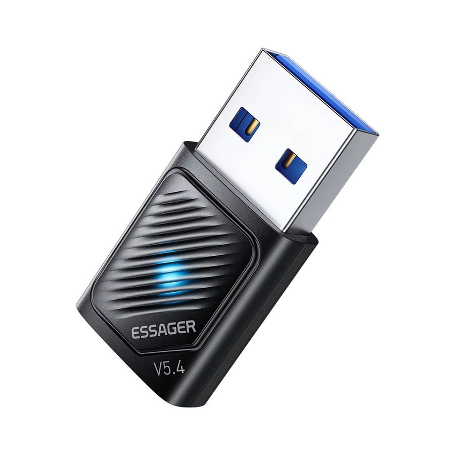 Essager Bluetooth 5.4 USB Adapter in Schwarz für PC, Maus, Tastatur und Audio-Receiver - Bild 5