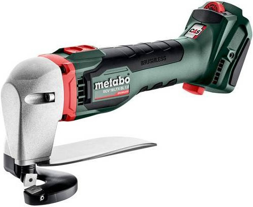 Metabo Akku-Blechschere SCV 18 LTX BL 1.6 in Grün mit metaBOX 145 - Bild 1