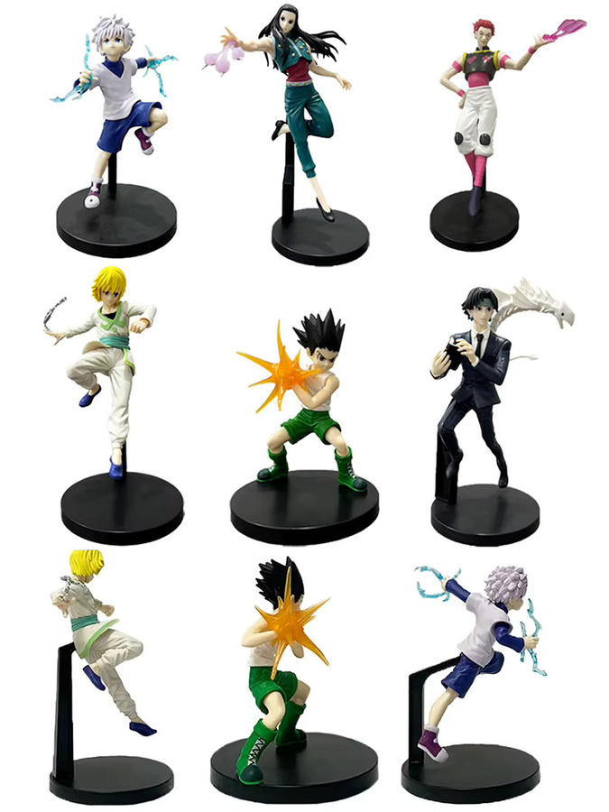 Bandai Full Time Hunter Handheld Combat Edition Little Jie Qi Ben Cool La Picaier Fans Siso Kulolo, PVC Modell Spielzeug, Kunststoff, Bunt / Mehrfarbig - Bild 3