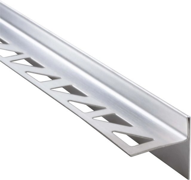 Dalsys Gefällekeil für begehbare Duschen aus Edelstahl in Silber, Länge: 148 cm, Höhe: 10 mm, Ausführung: Rechts - Bild 1