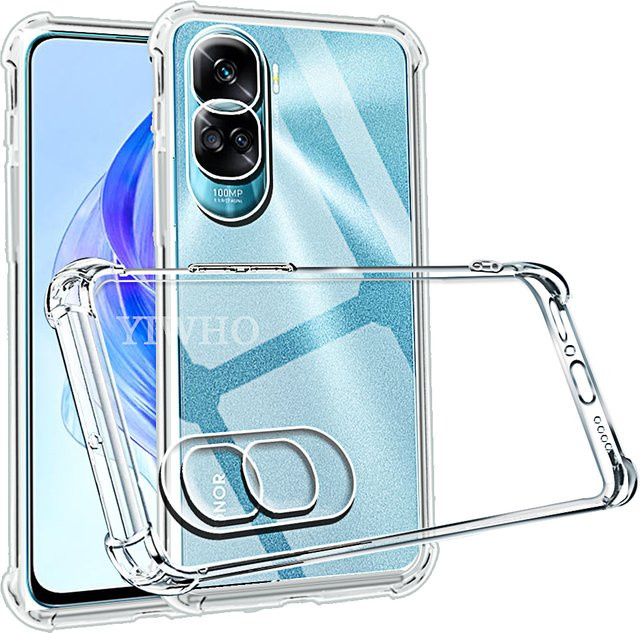 Stoßfeste Silikon Handyhülle aus transparentem TPU für Huawei Honor 90, 90 Lite, 80 Pro und 70 Lite - Bild 1