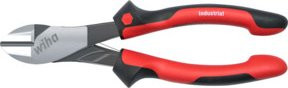Wiha Kraftseitenschneider Industrial mit DynamicJoint und Öffnungsfeder, Rot, 160 mm - Bild 1
