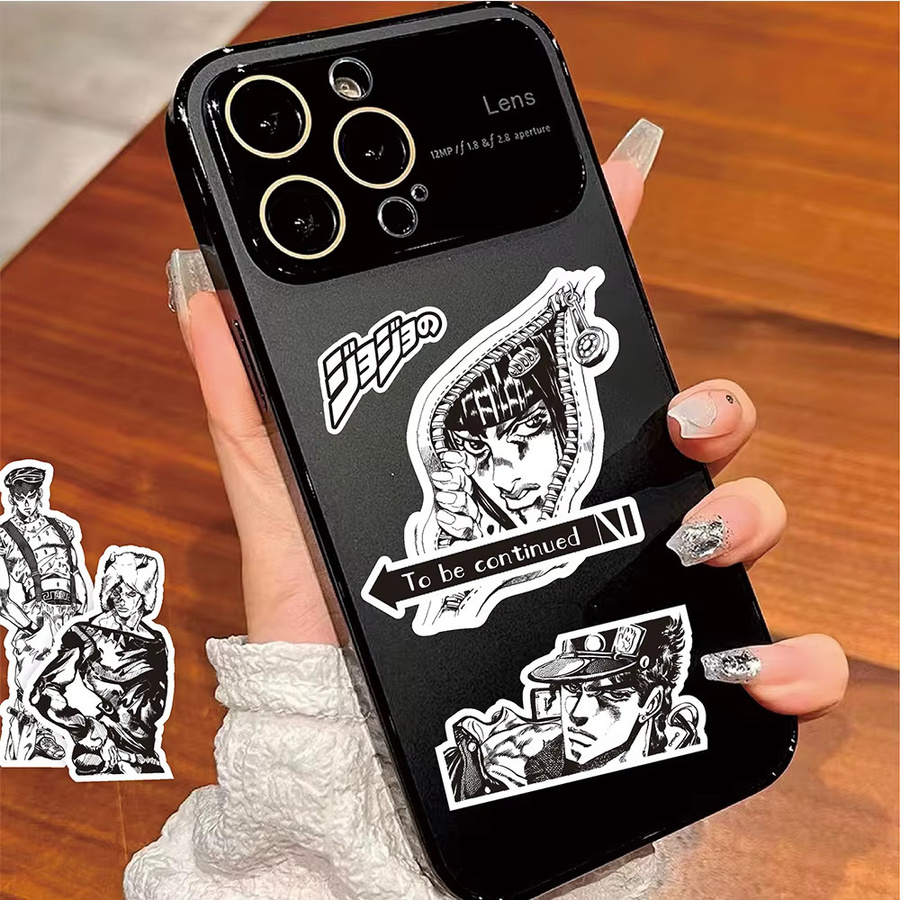 Bandai JoJo's Bizarre Adventure Aufkleber, Schwarz, Weiß, 10-teiliges Set - Bild 6