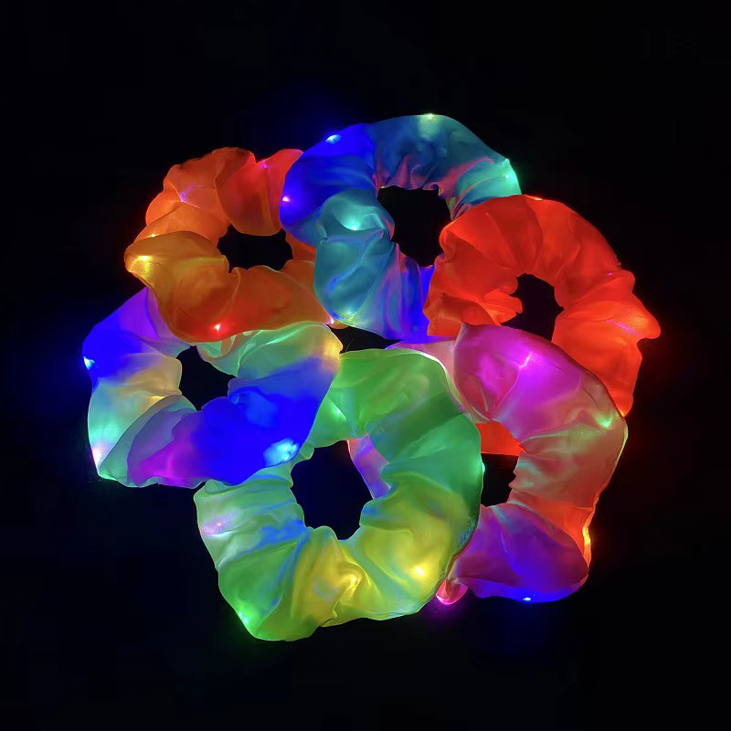 YEAHUI EL LED Haar Scrunchy, Damen - Bild 4