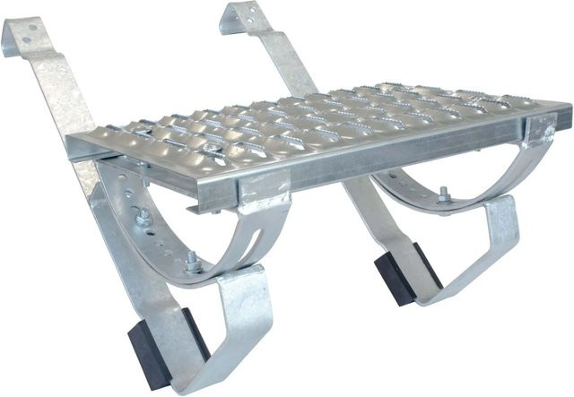 Daprona Laufrost Set für gewellte Dachziegel aus verzinktem Stahl in Silber, Breite: 60 cm - Bild 1