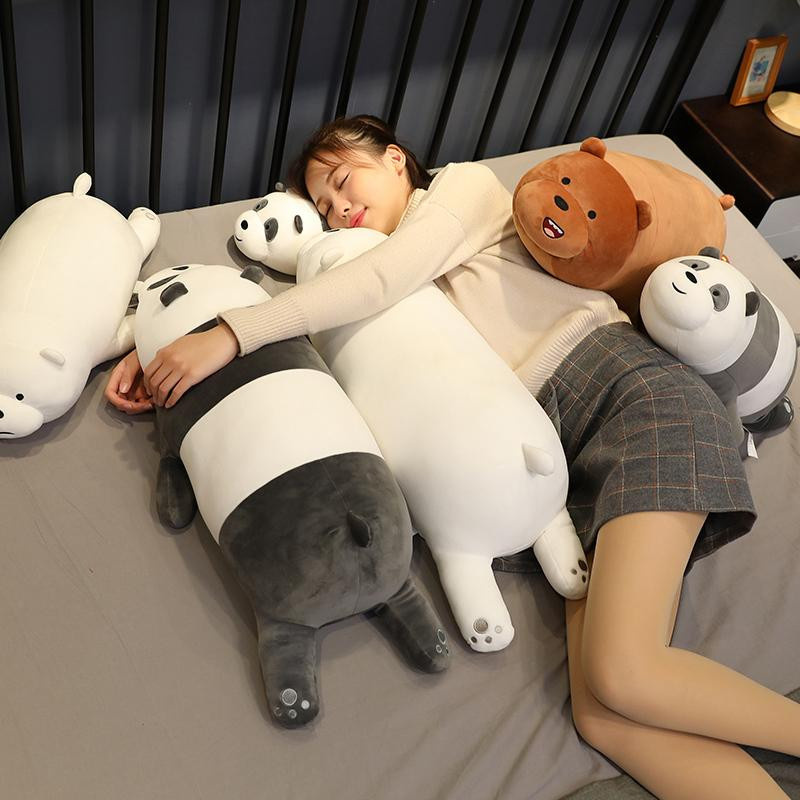 We Bare Bears Plüschtier Grizzly Panda IceBear Panda Eisbär Puppe - Bild 7