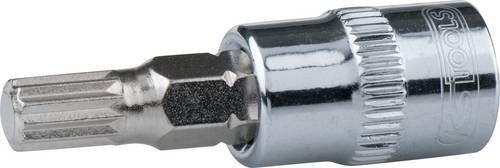 KS Tools CHROMEplus Bit-Stecknuss XZN M6, 1/4 Zoll, Silber - Bild 1