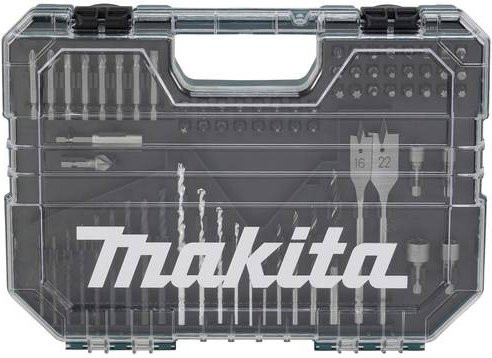 Makita E-16988 Bohrer- und Bit-Sortiment, 75-teilig, in einer transparenten Kunststoffbox - Bild 1