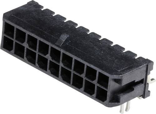 Molex Einbau-Stiftleiste Standard Schwarz 18-polig mit 3mm Rastermaß - Bild 1
