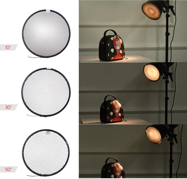 Elinchrom Standardreflektorschirm 7 Zoll Package 2 in Grau - Bild 1