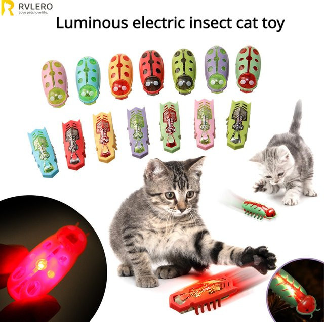 YUBAI Katzenspielzeug, elektrische Würmer, Lumineszenz - Bild 1