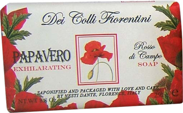 Nesti Dante Firenze Dei Colli Fiorentini Papavero Seife, Unisex, rot/mehrfarbig - Bild 1