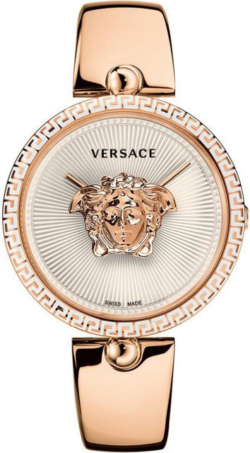 Versace Armbanduhr, Quarz, Edelstahl, Leder, 39 mm, Damen - Bild 1