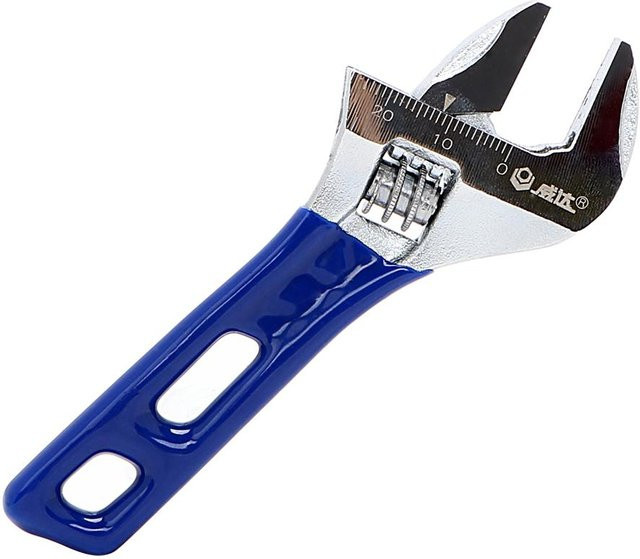 Yiran Furniture Universalschlüssel Mini verstellbarer Schraubenschlüssel in Blau mit maximalem Durchmesser 250 mm - Bild 1