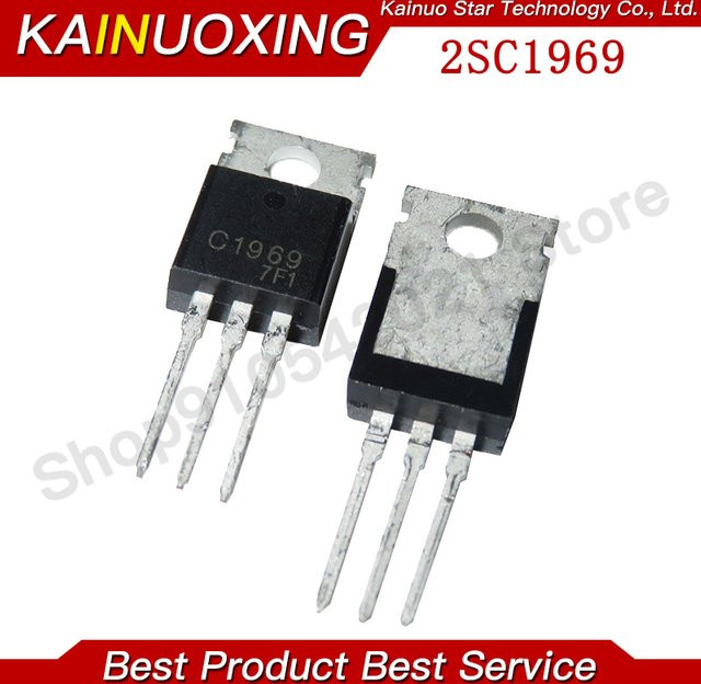 5 Stück EPITAX 2SC1969 C1969 TO-220 RF Power HF/VHF Transistor in Schwarz - Bild 1