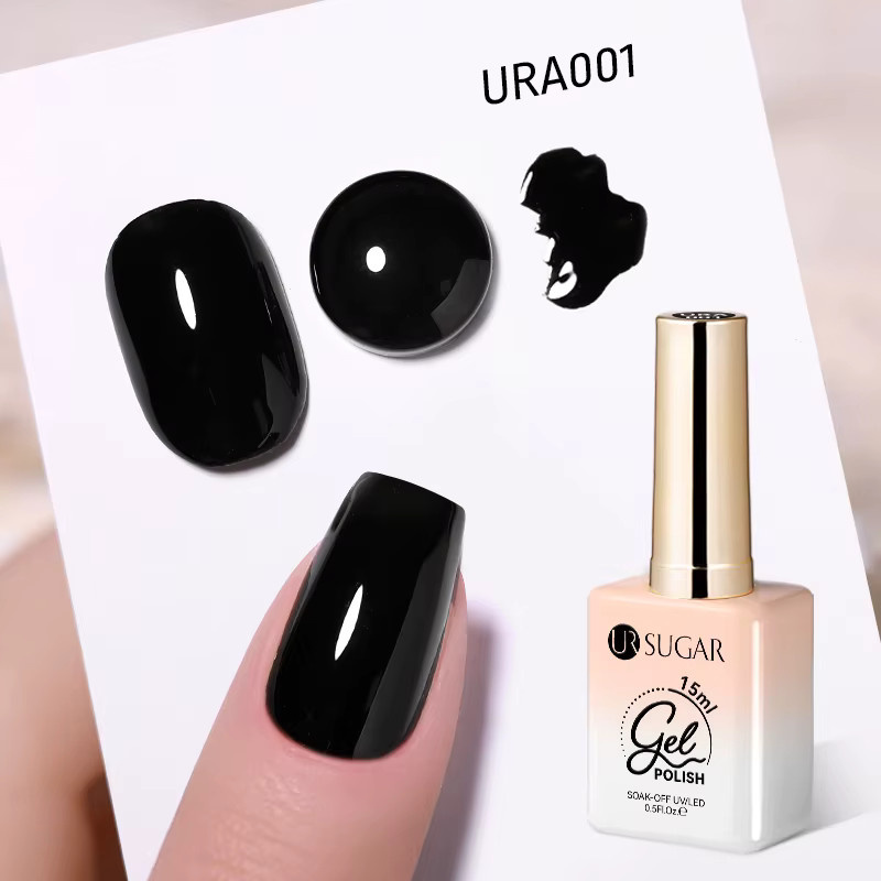 UR SUGAR Nagelgel, Schwarz, 15 ml - Bild 2