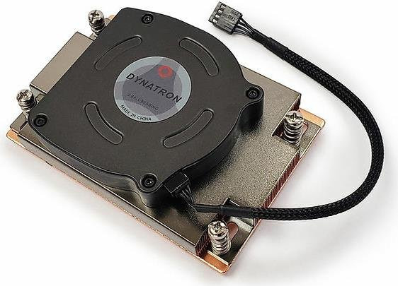 Dynatron A52 CPU-Luftkühler für AMD SP6 und TR5 in Schwarz-Grau mit 8 cm Lüfter - Bild 1