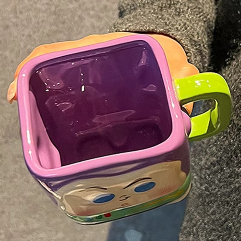 Disney Toy Story Keramiktasse quadratisch, bunt, für Kaffee und Milch - Bild 2