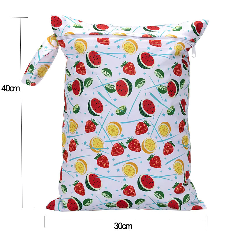 BIAI Aufbewahrungstasche für Babykleidung und Windeln, wasserdicht und waschbar, Reise-Organizer-Tasche in Multicolour, Breite: 40,0 cm, Tiefe: 30,0 cm - Bild 3