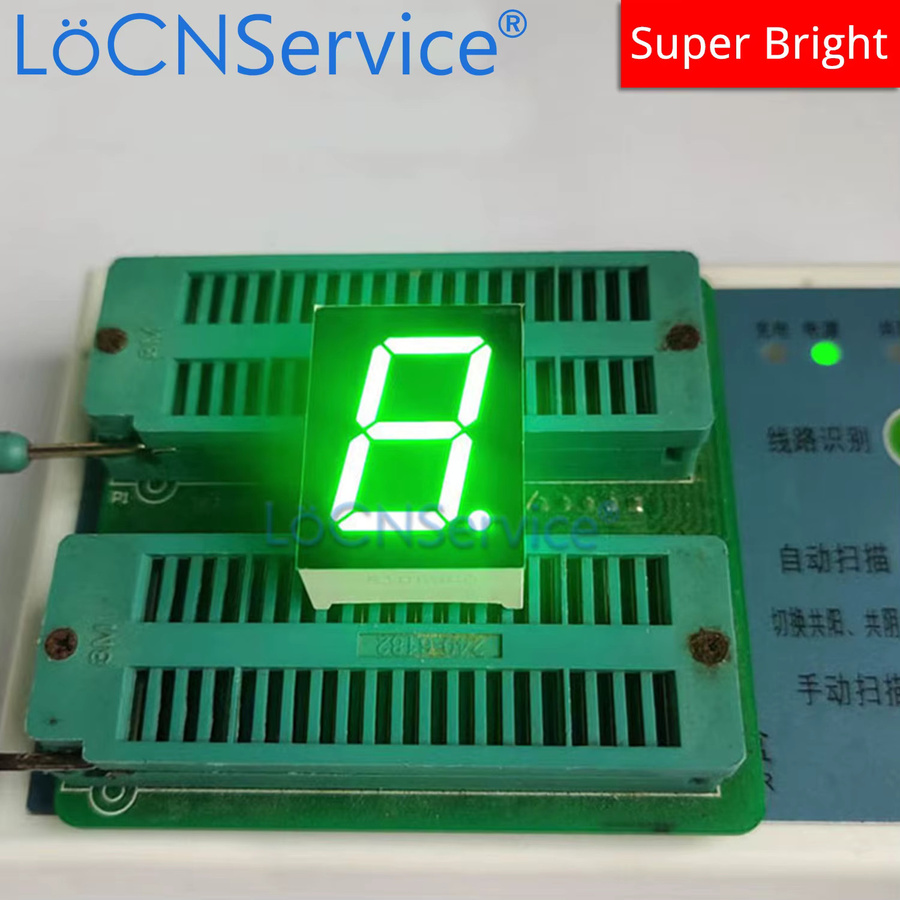LoCNService 30er Set 7-Segment Digital-Rohr LED-Display 0,8 Zoll in Grün (Gemeinsame Anode/Kathode) - Bild 2