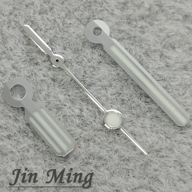LUJIE Uhren Zubehör, Uhr Hände, Grün, Silber, Unisex - Bild 1