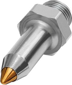 Riegler Feinstrahldüse 1/2 - 27 UNS aus Messing in Silber, Düsen-Außendurchmesser: 10 mm - Bild 1