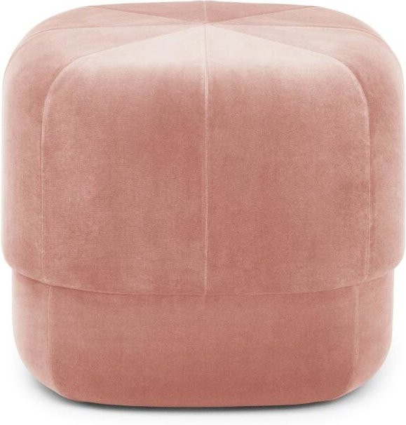 Normann Copenhagen Circus Hocker in Rosa mit Veloursstoff - Bild 1