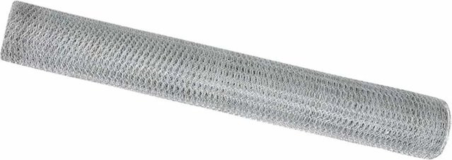 vidaXL Hexagonzaun aus verzinktem Stahl in Silber, Höhe: 1,4 m, Länge: 10 m - Bild 1