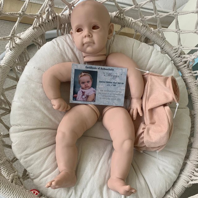 Mu Ettas Reborn-Puppenbausatz Maggi, 23-Zoll, unbemalt, unvollendete Puppenteile - Bild 1