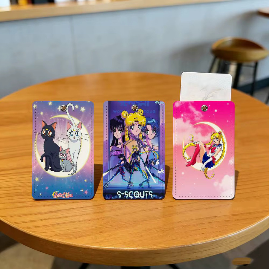 bilibili Schlüsselanhänger, PU-Leder, S-SAILOR Cartoon MOON School - Bild 4