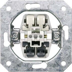 Siemens Indus.Sector Aus-2p.-Schaltereinsatz Delta in Weiß - Bild 1