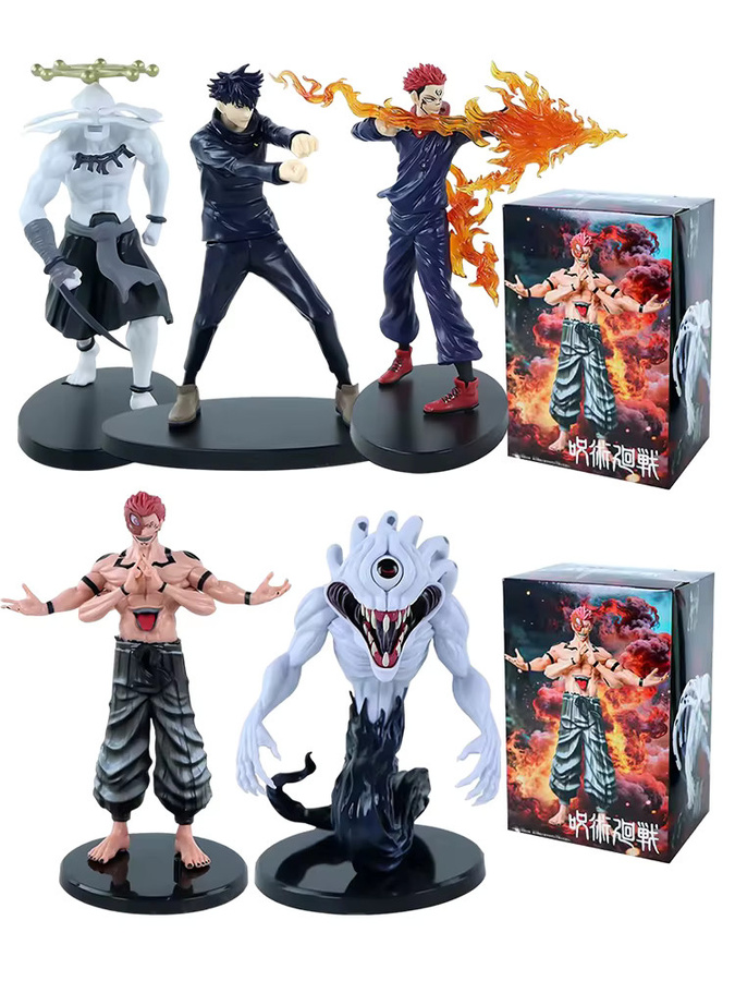 Bandai Jujutsu Kaisen Itadori Yuji Noodle Stopper Modell, 5-teiliges Set, Actionfiguren - Bild 4