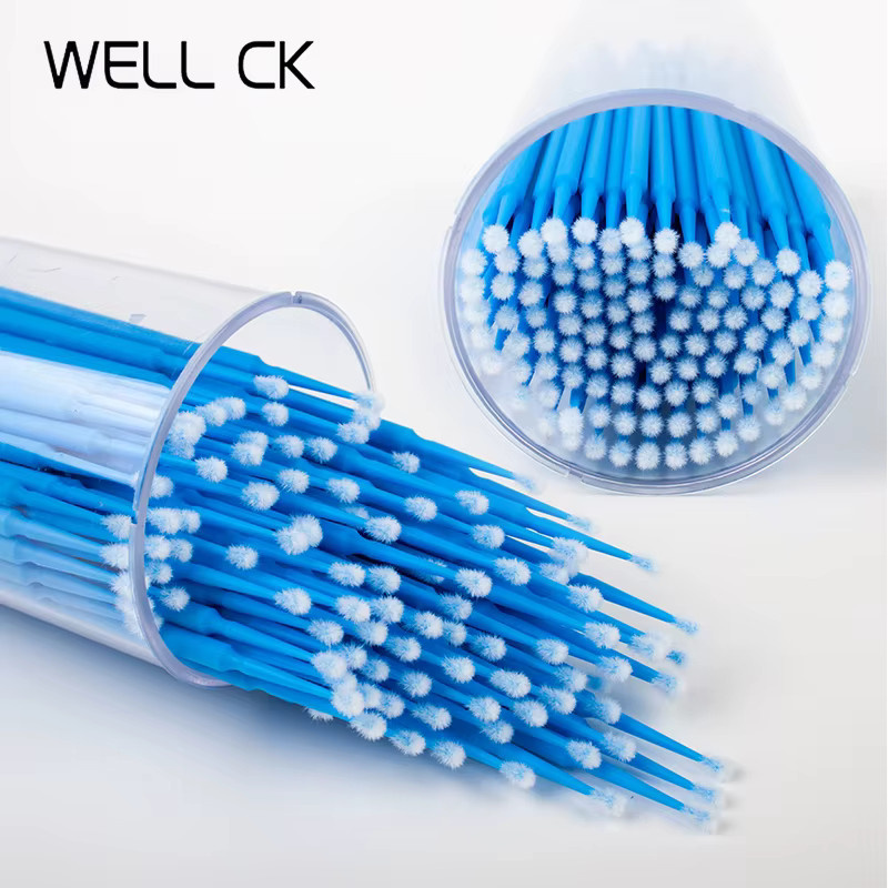 Well CK Mikro-Bürsten Applikatoren, 100 Stück, Zahnmedizinische Einweg-Mikrobürsten - Bild 2